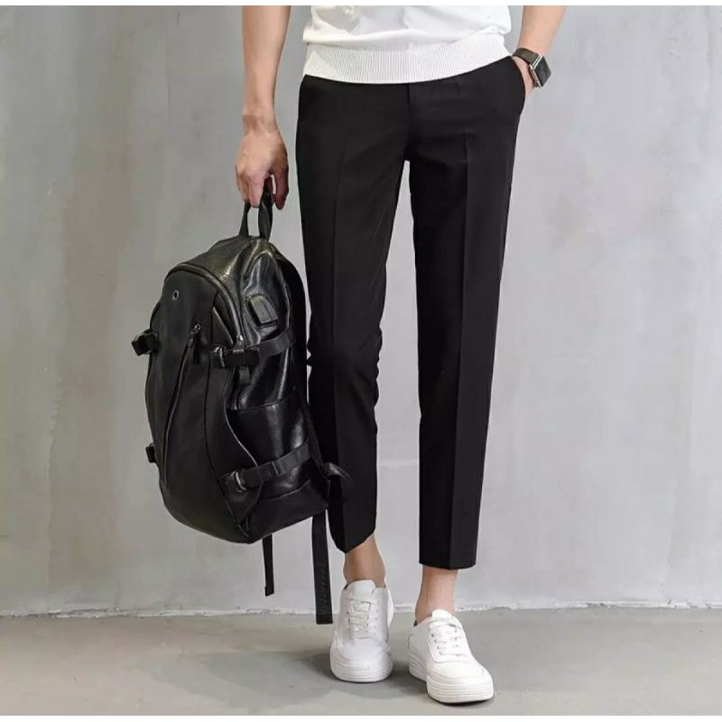 Quần Tây Âu Nam VINETO Màu Xanh Coban CAO CẤP, Vải Chống Nhăn Dáng Ôm Côn Ống QA02