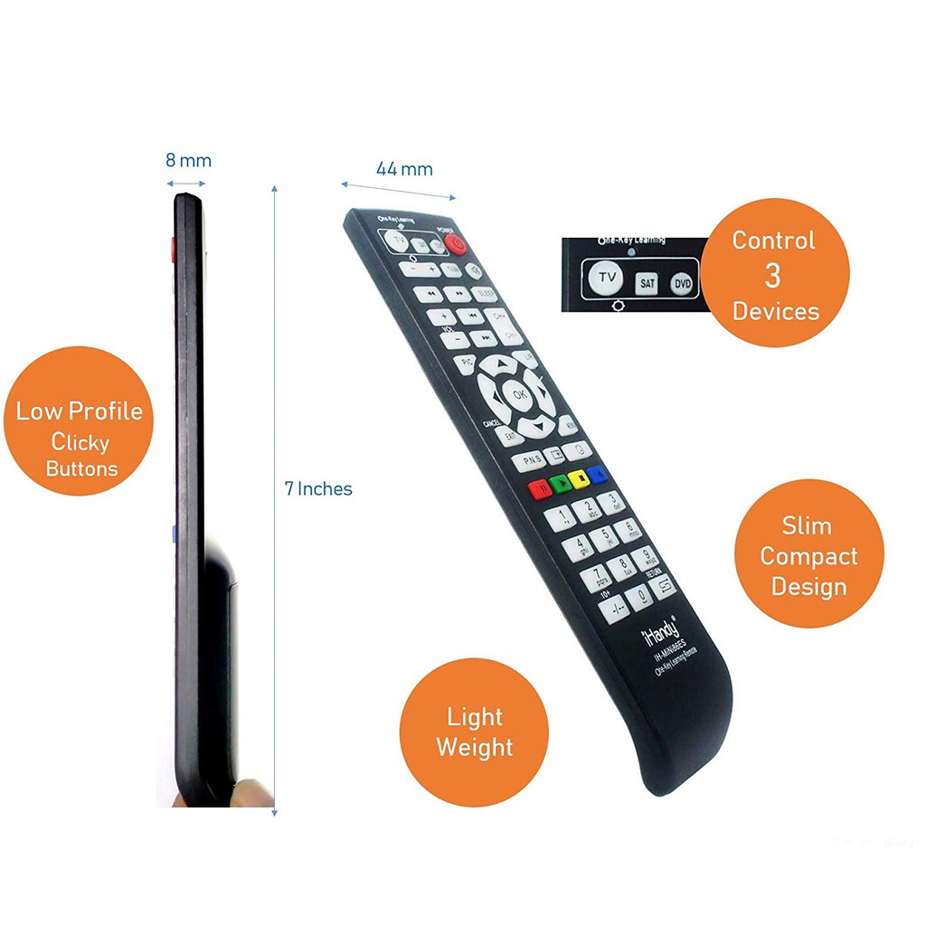 Điều khiển (Remote) có thể tự học lệnh hàng chính hãng iHandy.