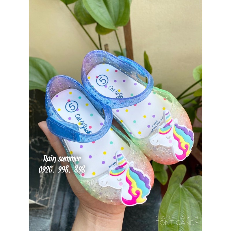 Giày nhựa thơm cho bé- ảnh thật