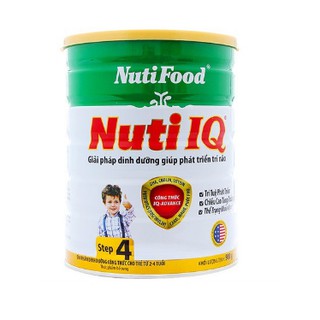 Sữa Nuti IQ Step 4, Nuti Food, 900g, Trẻ 2-4 Tuổi Mẫu mới