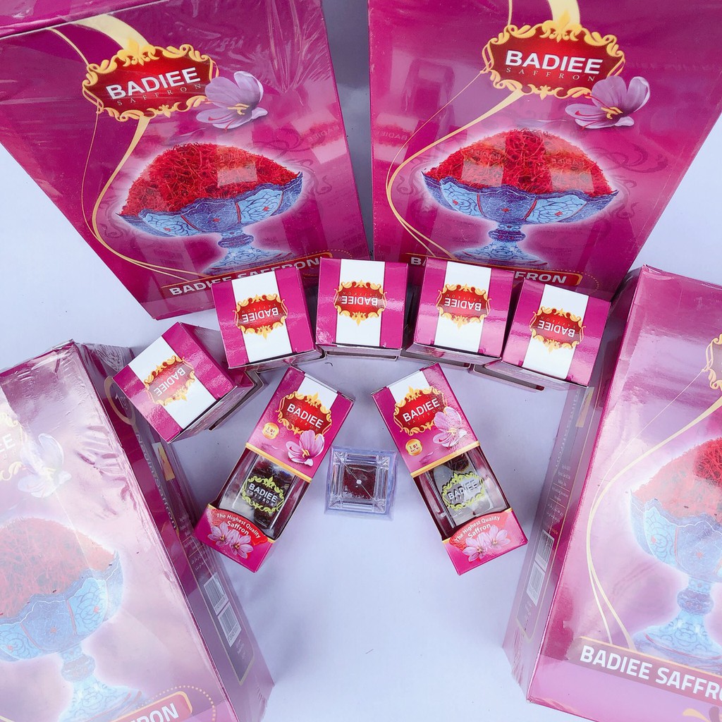 1gr Saffron Negin Iran chính hãng thương hiệu Badiee/Nhụy Hoa Nghệ Tây Iran loại Negin