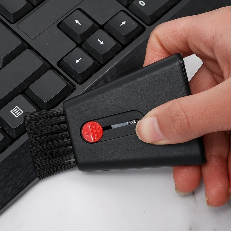 Cọ Vệ Sinh Màn Hình Máy Tính/Laptop/Điện Thoại Hai Đầu Thu Gọn Đa Năng