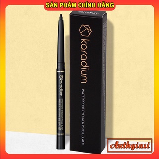 Chì kẻ mắt chống trôi Karadium Waterproof Eyeliner Pencil Black vỏ Đen