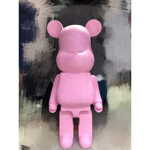 Tượng be@rbrick sóng nước màu pastel sz 80cm