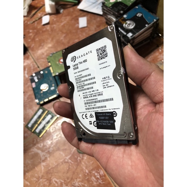 s2-0712 ổ cứng seagate 500gb 7200 vòng chép data, cài win 10