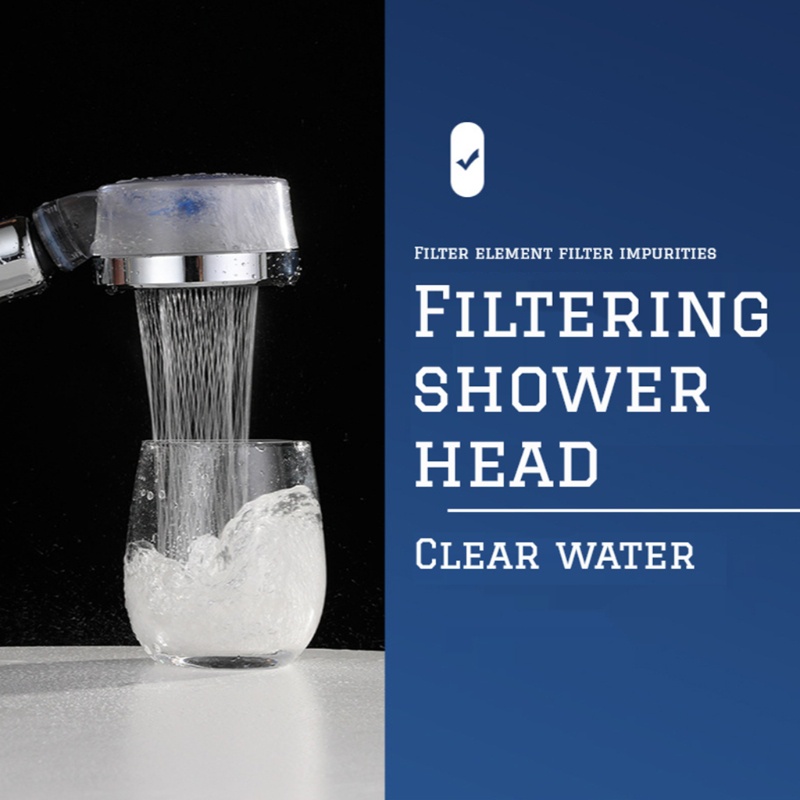 Vòi Hoa Sen Turbo Cầm Tay Đa Năng Cho Nhà Tắm