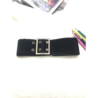 Đai thắt lưng váy nữ chất nhung mịn đẹp chun co giãn, lên đồ siêu đẹp. Bản 5cm, 7cm