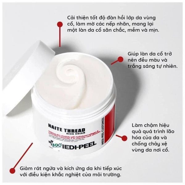 KEM NAITE THREAD MEDI PEEL 100ML ( KEM DƯỠNG CỔ)