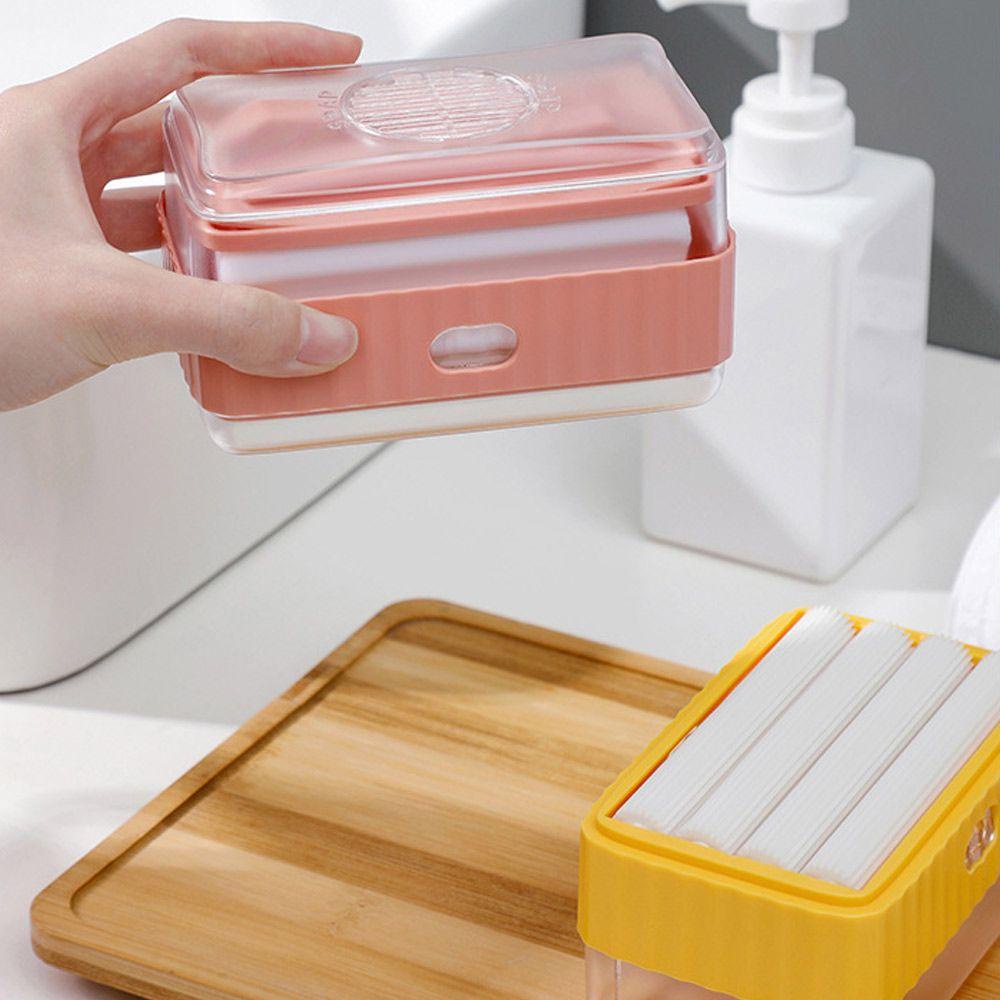 PINEVN Bình Đựng Xà Phòng Rửa Chén Dạng Bơm Kèm Cọ Vệ Sinh Tiện Dụng