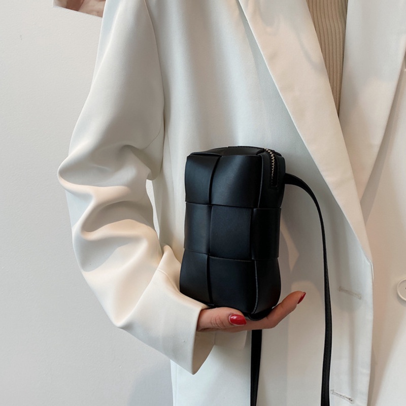 Túi Đeo Chéo Vai Bằng Vải Dệt Hình Trái Bơ mini Dành Cho Nữ