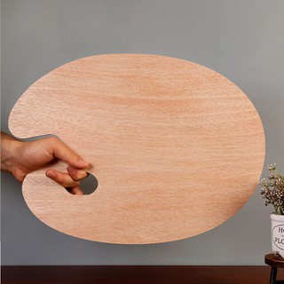 Khay pha màu, pall gỗ, pallete phối trộn màu được các họa sĩ chuyên dùng để vẽ tranh