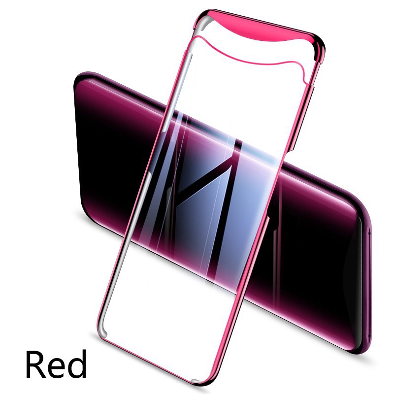 Ốp điện thoại nhựa PC 2 trong 1 thiết kế nam châm trượt nhiều màu sắc dành cho OPPO Find X