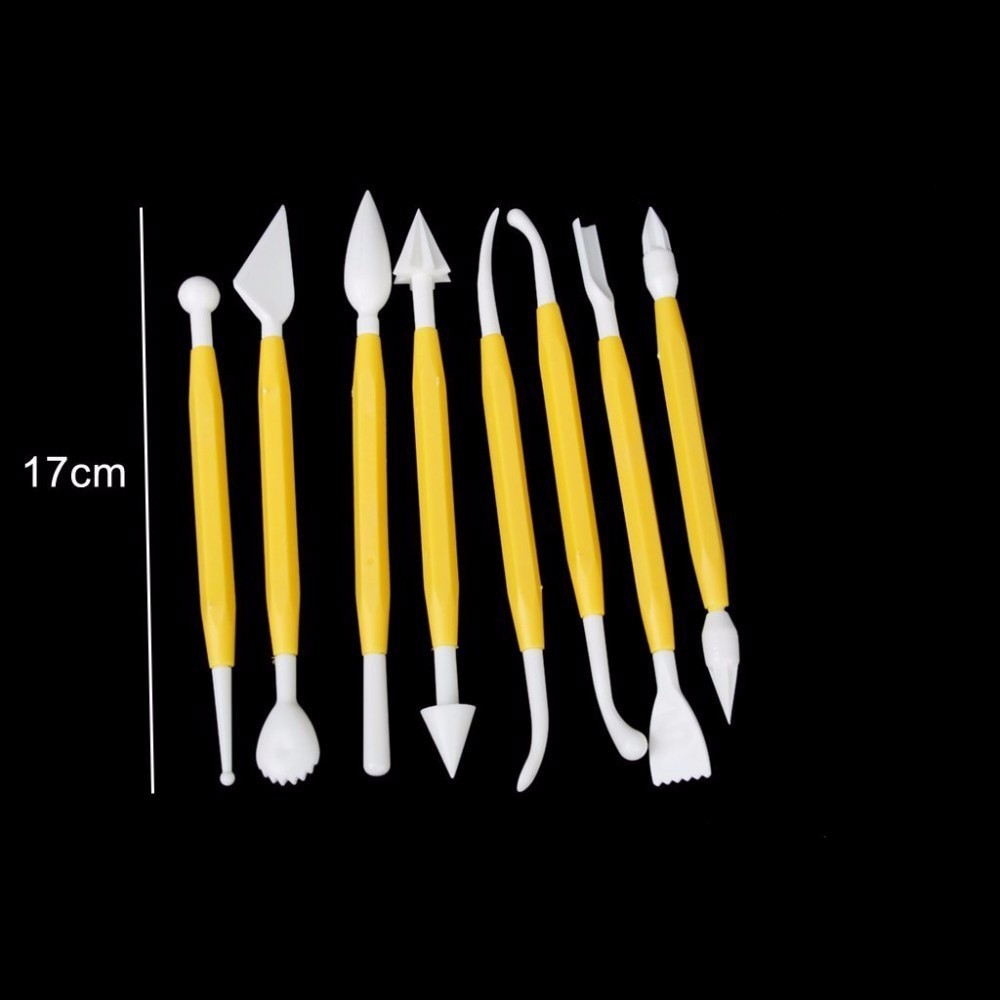 Bộ Dụng Cụ Fondant Tạo Hình Bánh,Trang Trí Bánh Kem 11 Món