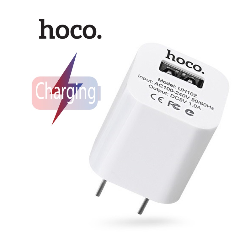 Củ Sạc Chính Hãng Hoco UH102 5V-1A Ổn Định Dòng Điện Sạc Mọi Thiết Bị An Toàn Chống Cháy Nổ. Bảo Hành 12 Tháng