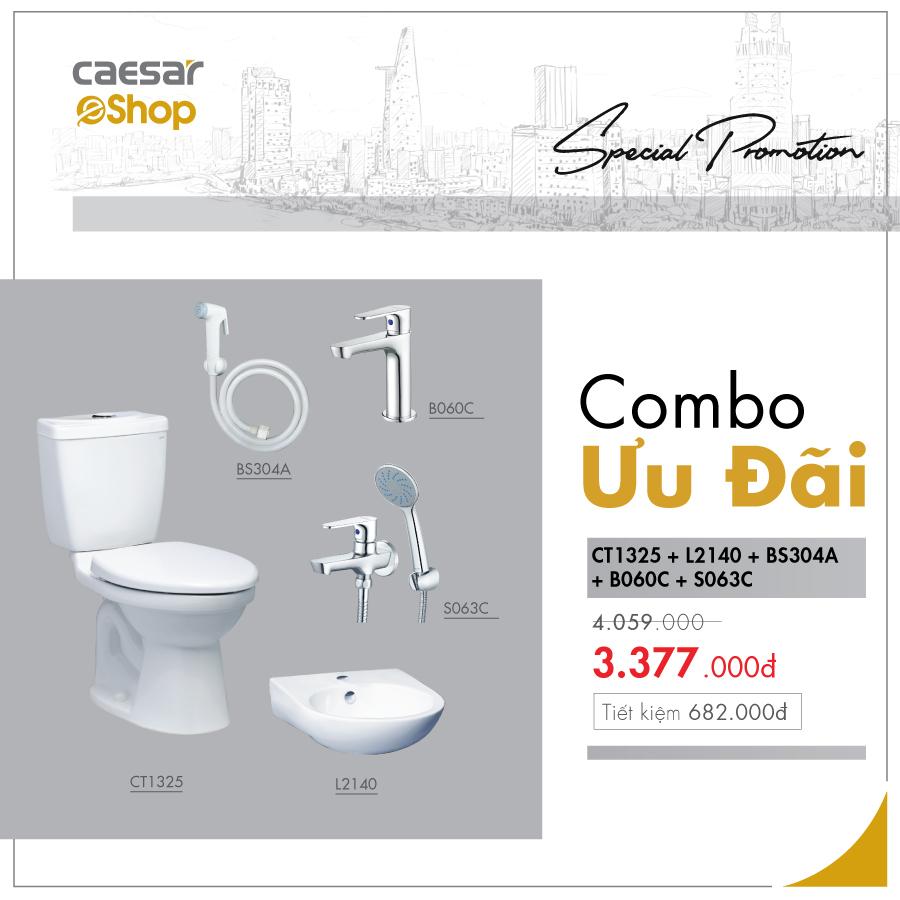 Combo sản phẩm CT1325+L2140+BS304A+B060C+S063C