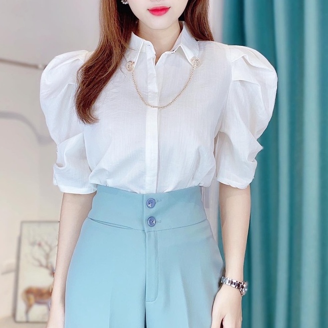 Áo sơ mi kiểu tay phồng dáng lửng CHUU A6727 | BigBuy360 - bigbuy360.vn