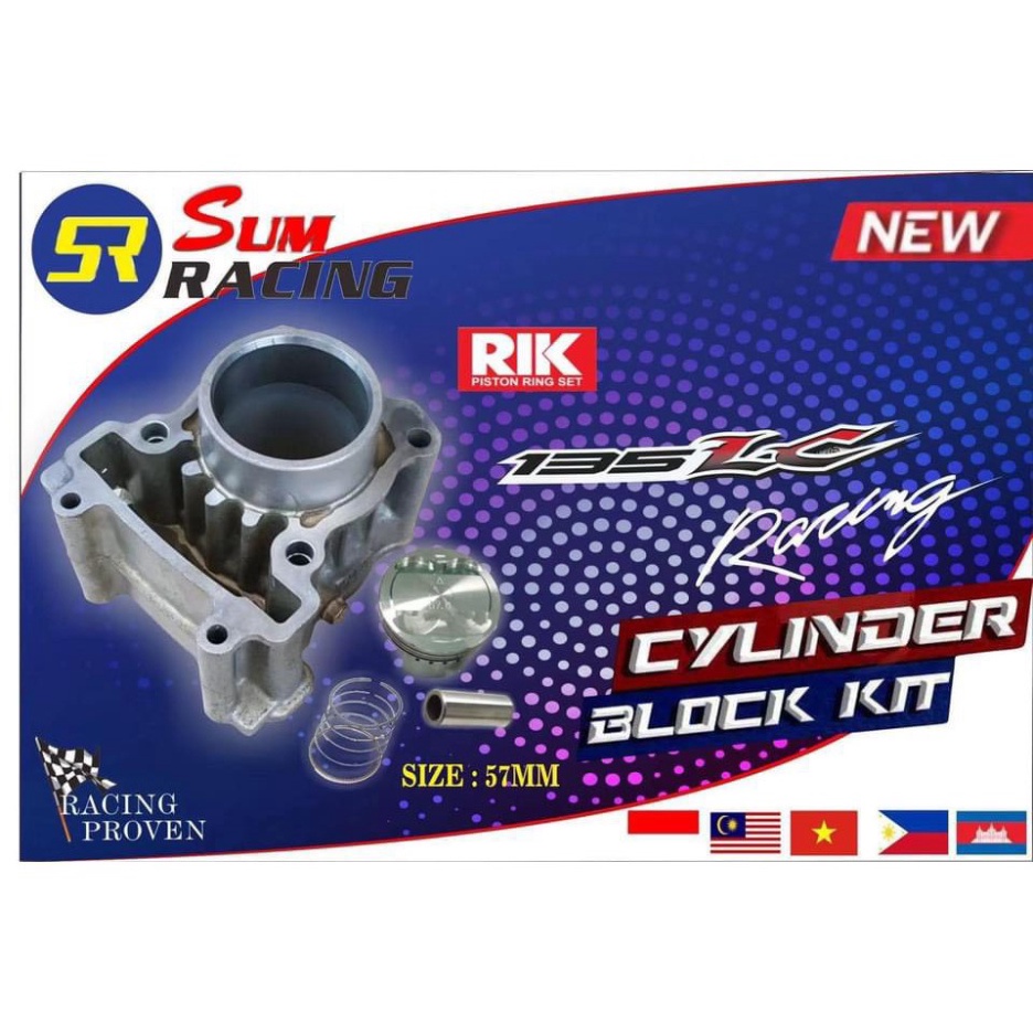 Bộ lòng Kiếng độ sum 57 62 65 cho ex 135