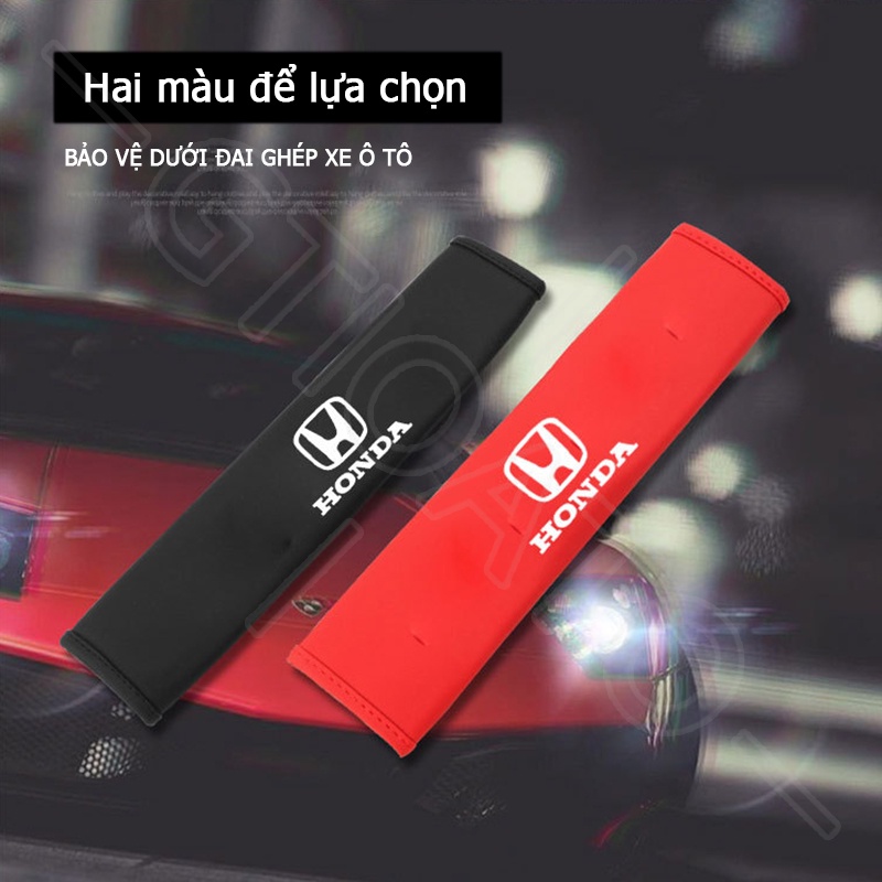 GTIOATO Da DâY Đai An ToàN Ô Tô CàI DâY An ToàN Ô Tô BọC DâY An ToàN Xe HơI Đệm Bọc Dây Đai An Toàn Xe Hơi Phụ KiệN Ô Tô Phụ KiệN Trang Trí Ô Tô Cho Honda City Brio Civic Jazz CRV HRV Accord