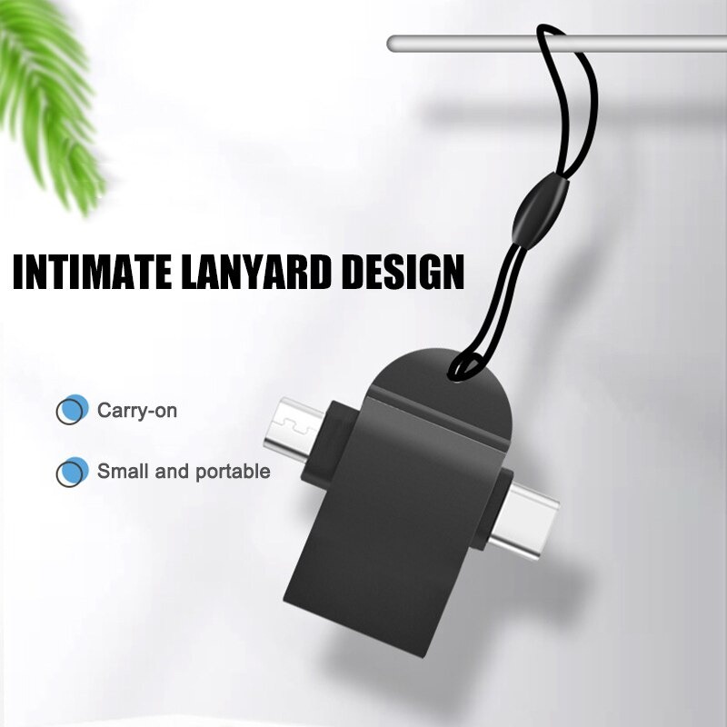 OTG USB 3.0 Type C Micro Android 2 Trong 1 Đa Năng, Đọc Truyền Dữ Liệu Data Tốc Độ Cao, Kết Nối Ngoại Vi Với Điện Thoại