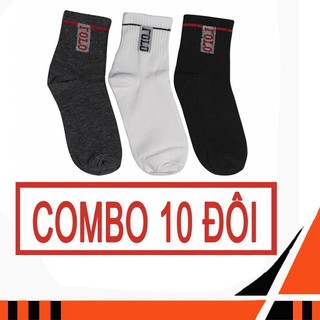Combo 10 đôi tất nam GN207 co giản 4 chiều ngẫu nhiên