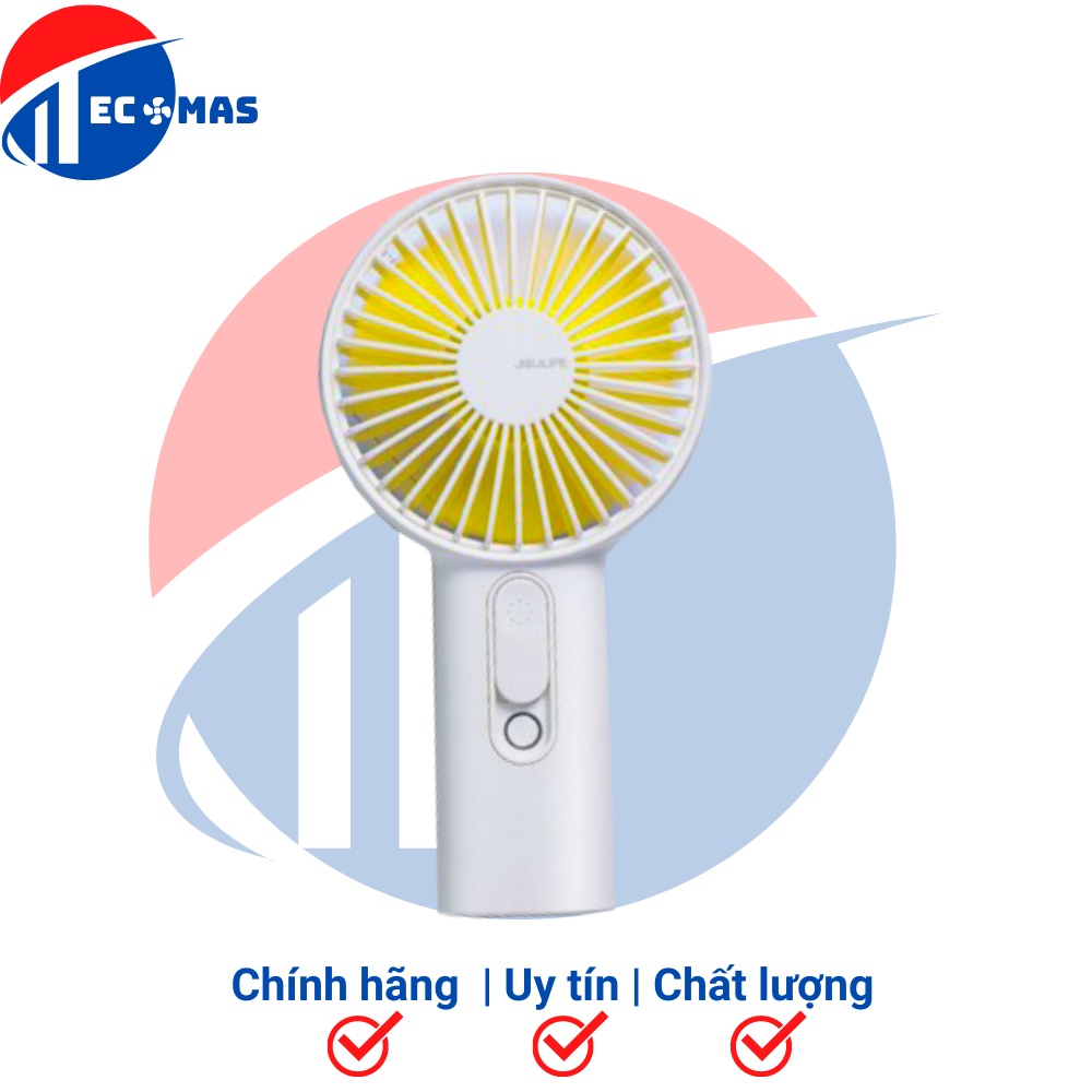Quạt Mini Cầm Tay Tích Điện Jisulife F9a - Công suất lớn 4000mAh có thể dùng lên tới 20h