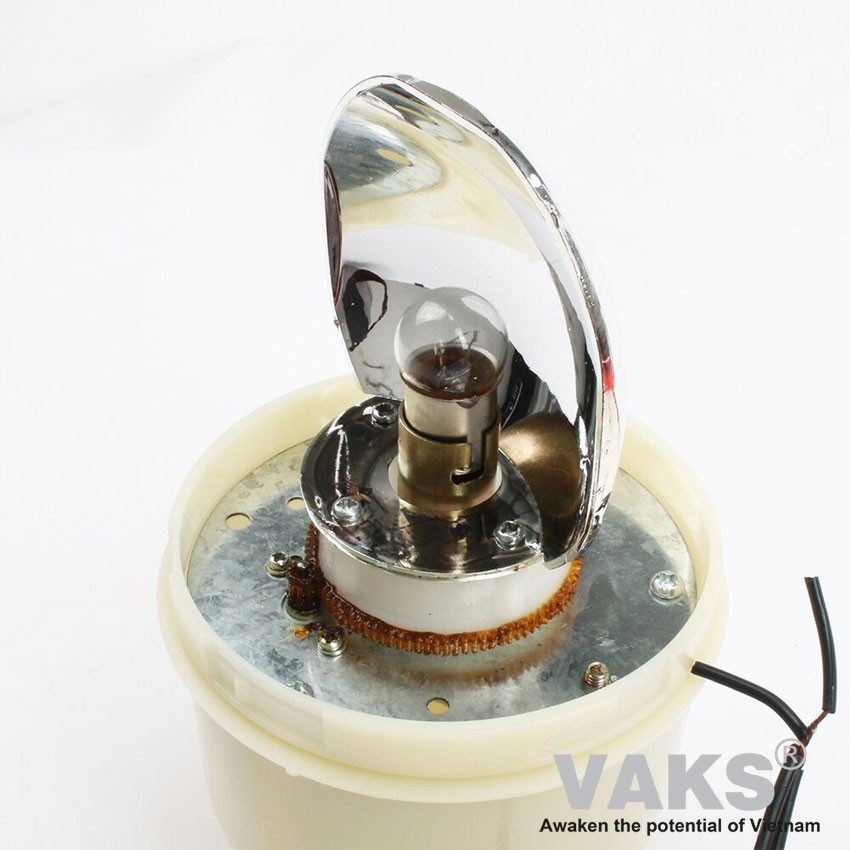 ĐÈN QUAY TÍN HIỆU BÁO ĐỘNG KHÔNG CÒI 1101 - 220V AC Màu Đỏ.