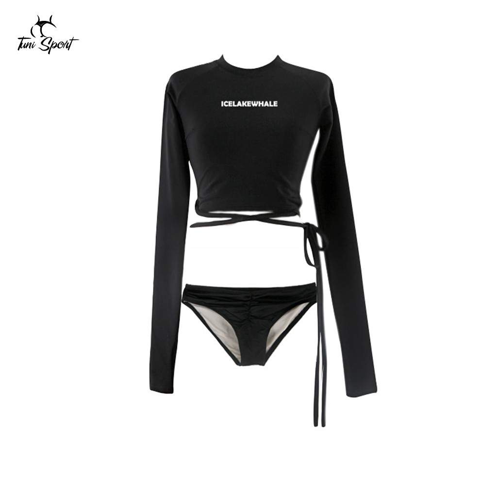 Đồ bơi Bikini dài tay có dây chéo bụng N011 Tuni Sport | BigBuy360 - bigbuy360.vn