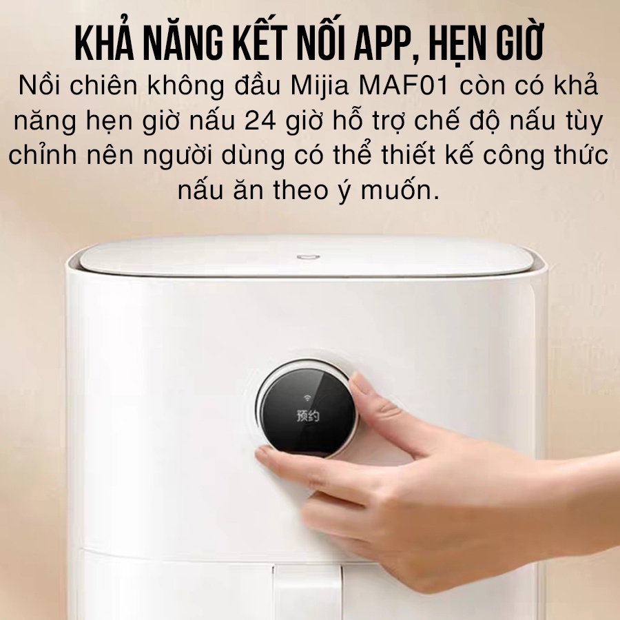 [HÀ NỘI] Nồi Chiên Không Dầu Xiaomi Mijia Smart Air Frryer 3.5L MAF01 Nồi Chiên Không Dầu Phím Cảm Ứng Công Suất 1500W