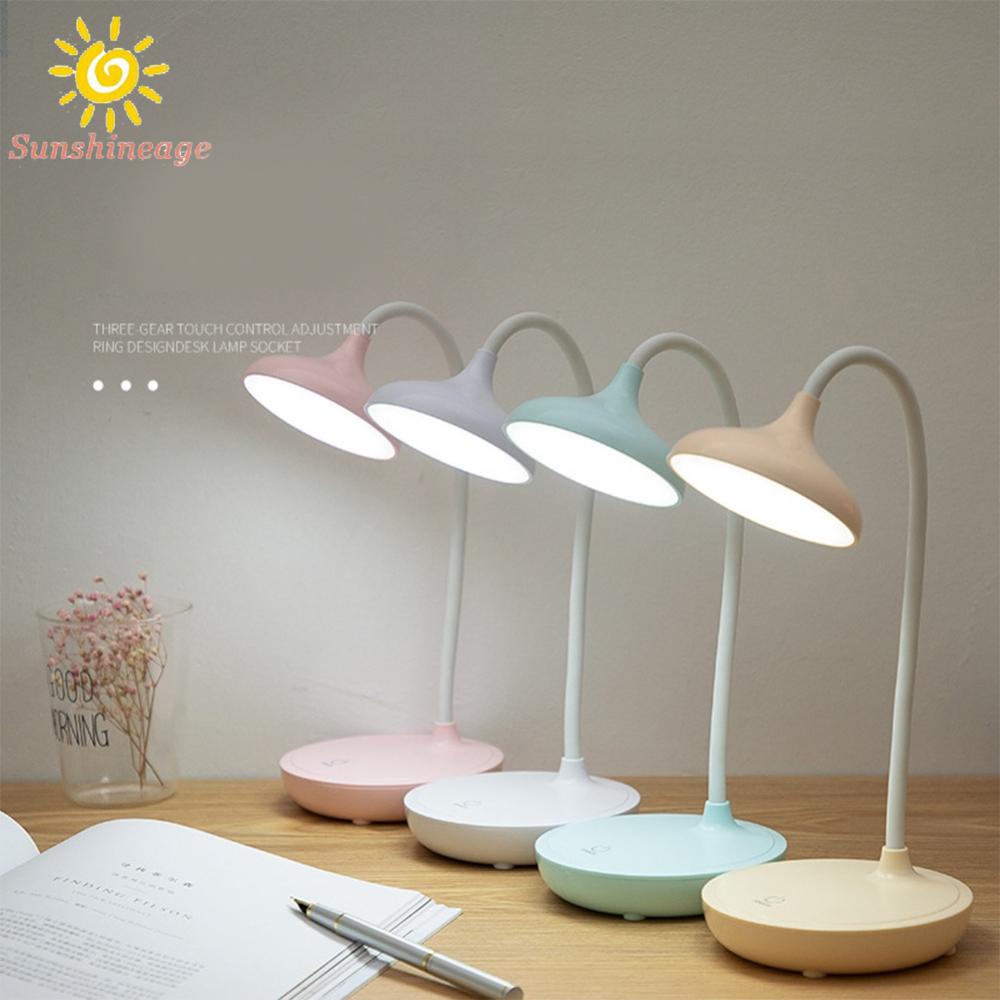 Charging Desk Lamp Dimming Book Eyes Protection LED Light Reading Light
