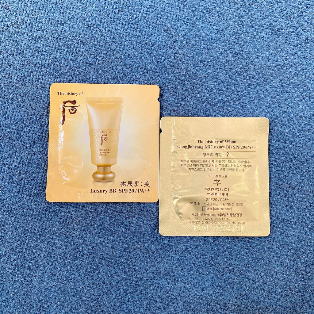 1 gói kem trang điểm nền mịn đẹp tự nhiên BB Luxury Whoo