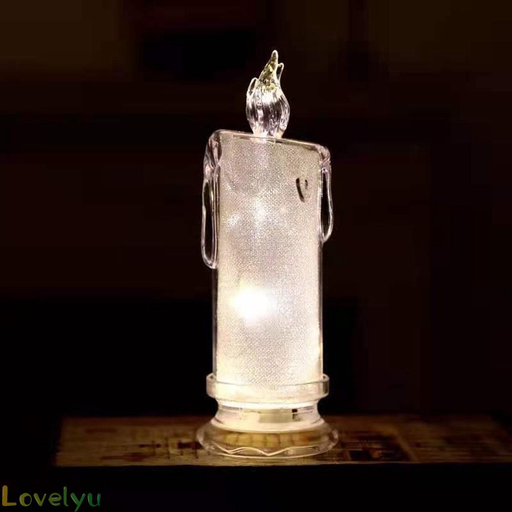 [ FAST SHIPPING ]LED Light Glowing Flameles Candle Lamp Flickering Lamp Christmas Event-Decor