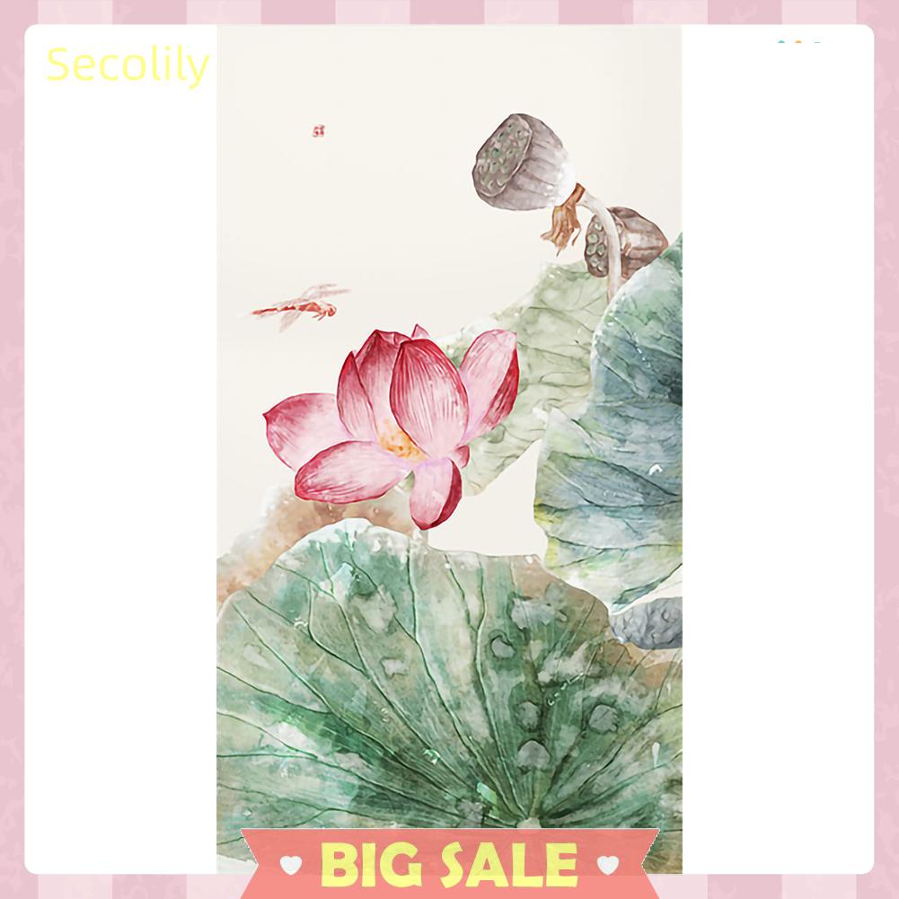 Bộ Tranh Thêu Chữ Thập Tự Làm Hình Hoa Sen 11CT