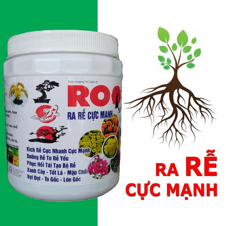 Ra Rễ Cực Mạnh Roots 2, Phân Bón Kích Rễ Chuyên Mai Vàng Và Hoa Kiểng (500g)