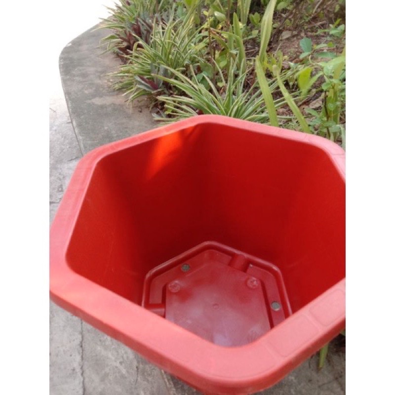 Chậu lục giácFA350,Fa380, Fa450,FA 480 màu đỏ gạch đủ zezi