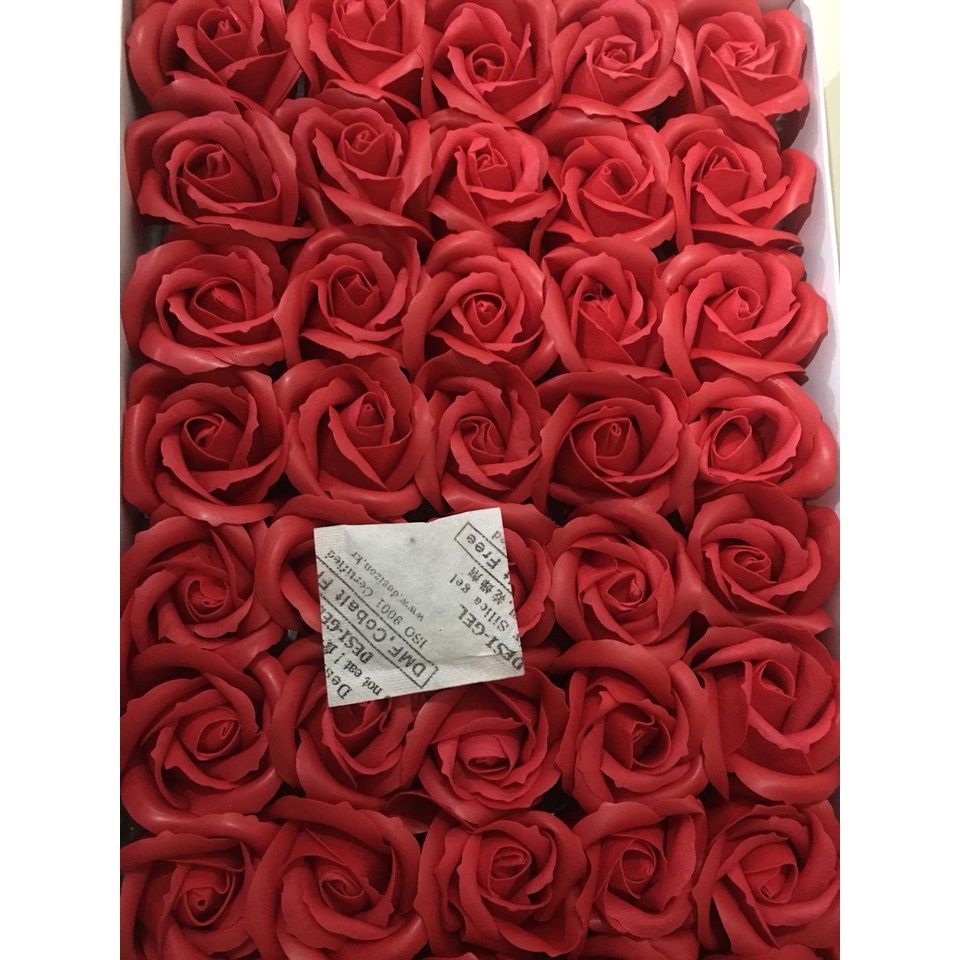 Đầu bông Hoa Sáp 3 lớp màu , 1 hộp 50 bông {loại 1}