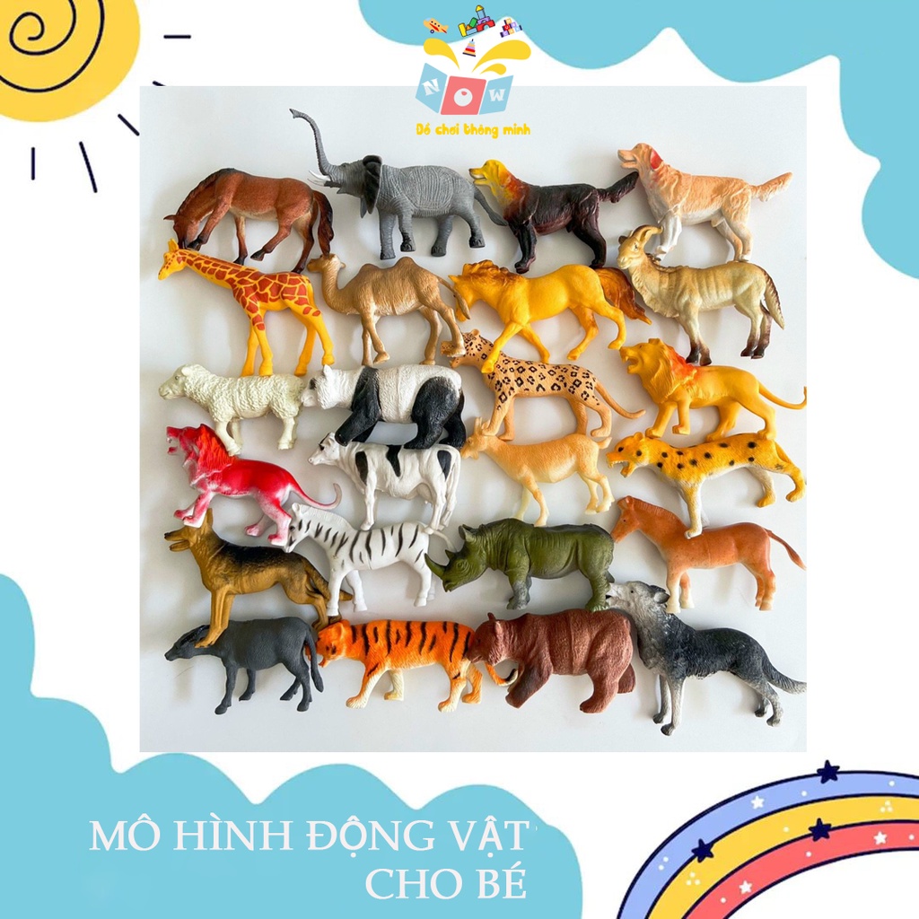 Đồ chơi mô hình động vật cho bé, Mô phỏng con vật chân thực