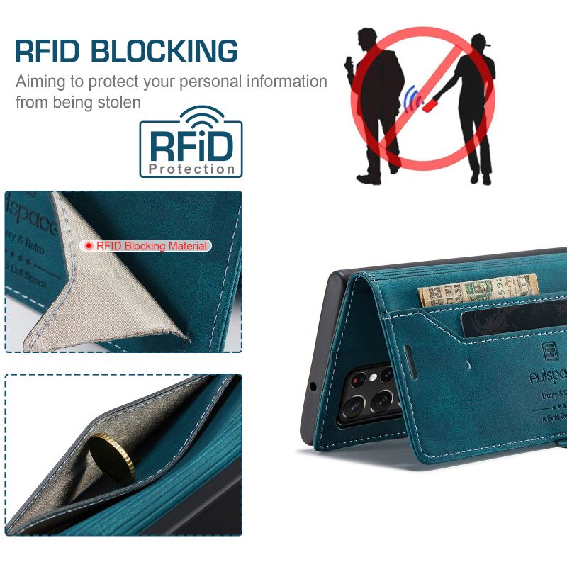 Bao Da Điện Thoại Nắp Gập Dạng Ví Sang Trọng Cho Samsung Galaxy S10 S9 S8 Plus S10 S9 S8 Note 20 Ultra Note 10 Plus Note20 10 Vỏ