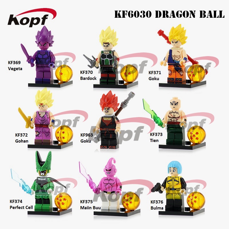 Đồ chơi khối xây dựng Series Dragon Ball Minifigures lắp ráp lego minifigures lego đồ chơi xếp hình lắp ráp