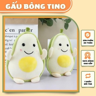 Gấu Bông Quả Bơ Trứng TINO Mini Cute Giá Rẻ Quà Tặng Đáng Yêu Size Nhỏ 20cm