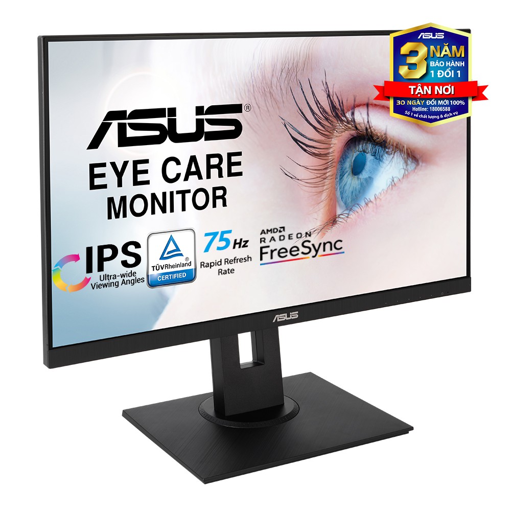 Màn Hình ASUS VA24DQLB (23.8-inch FHD/IPS/75Hz/5ms/Bảo Vệ Mắt)