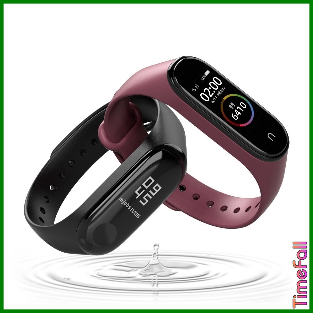 Dây đeo cao su Miband 4, miband 3 chính hãng Mijobs - dây đeo cao su thay thế cho mi band 4/3