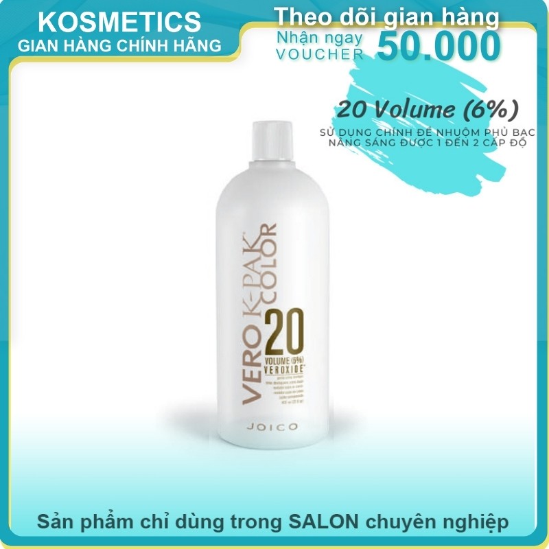 Oxy trợ nhuộm JOICO Vero Kpak Veroxide 950ml