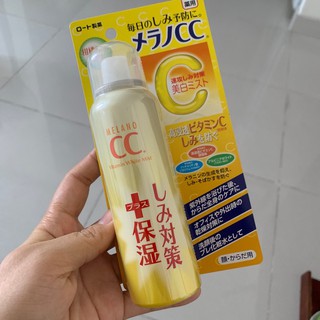 Xịt Khoáng Dưỡng Trắng Da Chống Thâm Nám Melano CC Whitening Mist (100g)