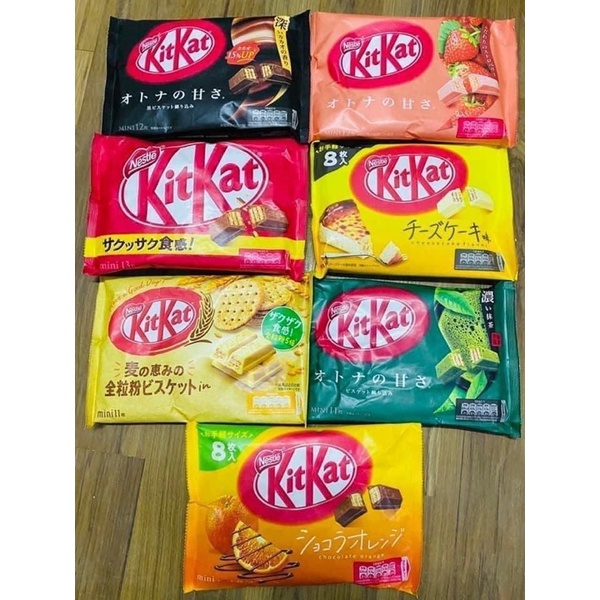 "Date 8/2024" BÁNH SOCOLA KITKAT NHẬT BẢN