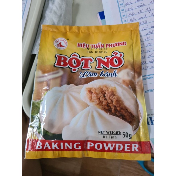 Bột nở baking powder gói 50g