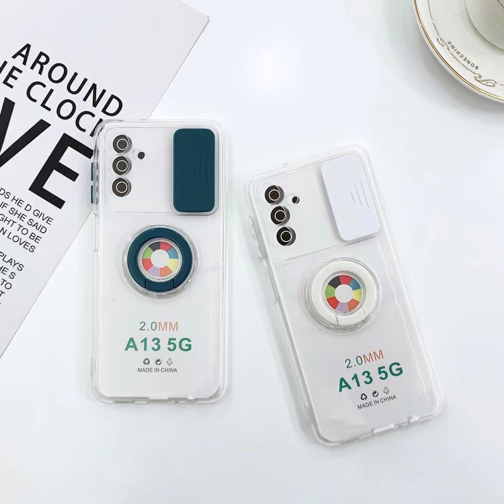 Ốp Lưng Trong Có Nhẫn Móc Cho Điện Thoại Samsung A13 A33 A53 A73