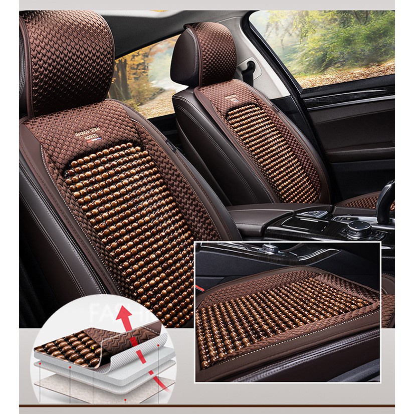 Bọc Ghế Ô Tô, Lót Ghế Ô Tô Cao Cấp Chống Nóng, Trượt Massage Lưng Cao Cấp - Anh Vinh Auto