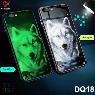 Ốp lưng dạ quang hình sói tuyết - DQ18 iphone 6/ 6plus/ 6splus/ 7/ 8/ 7plus/ 8plus/ x/ xs
