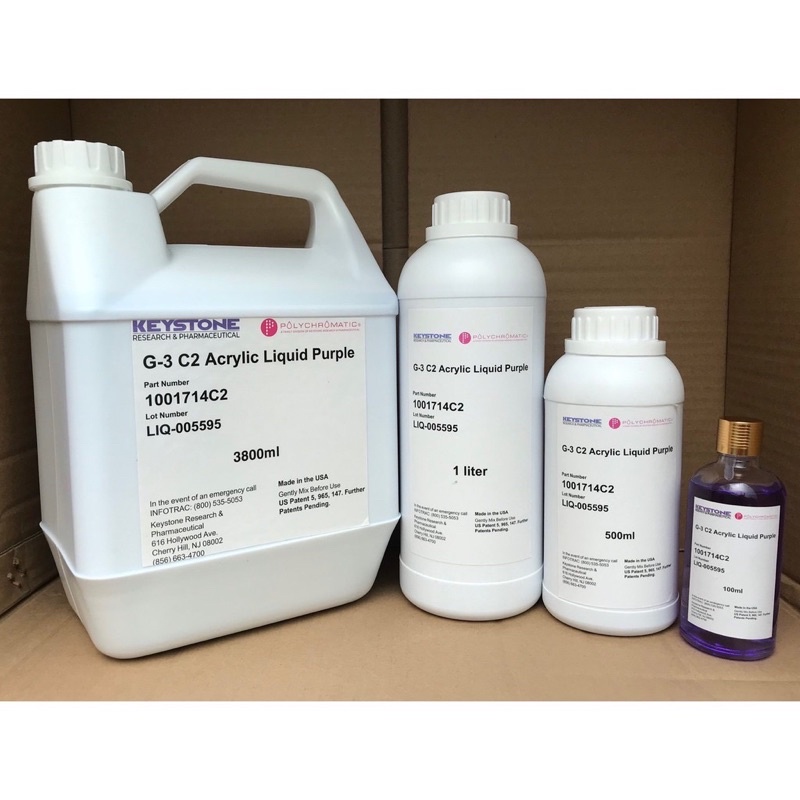 Liquid 100ml đắp bột lâu khô keystone USA