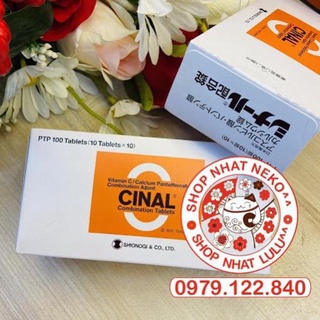 Hộp 100 viên uống trắng da cinal c nhật bản